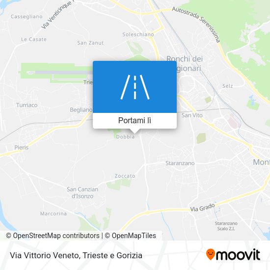 Mappa Via Vittorio Veneto