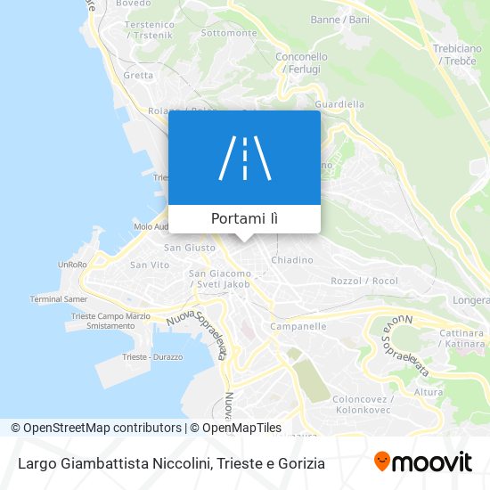 Mappa Largo Giambattista Niccolini