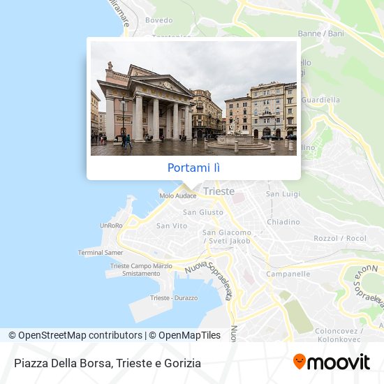 Mappa Piazza Della Borsa
