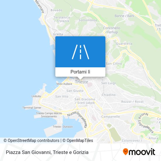 Mappa Piazza San Giovanni