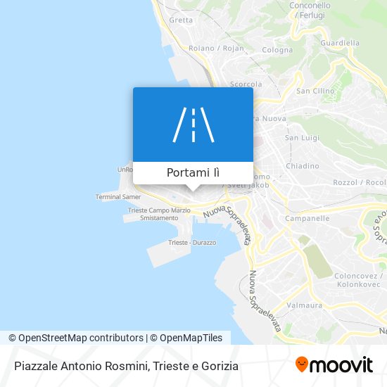 Mappa Piazzale Antonio Rosmini