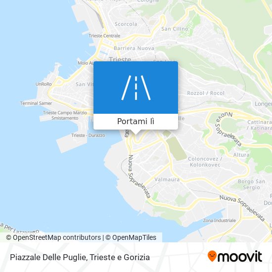 Mappa Piazzale Delle Puglie