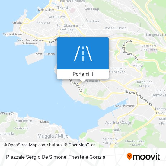 Mappa Piazzale Sergio De Simone