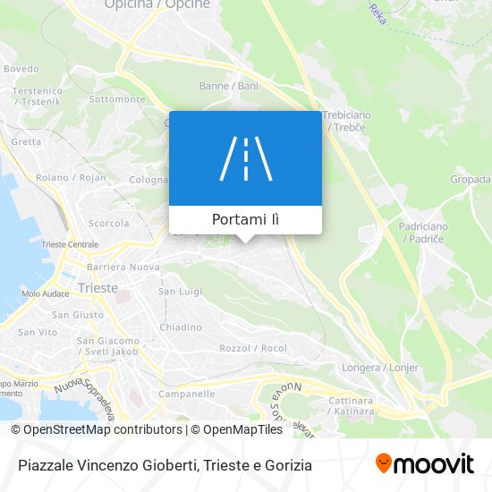 Mappa Piazzale Vincenzo Gioberti