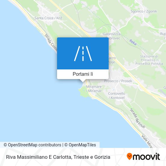 Mappa Riva Massimiliano E Carlotta