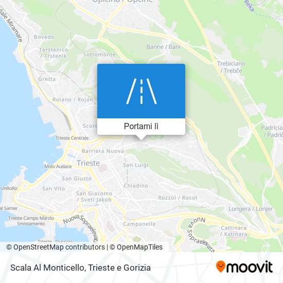 Mappa Scala Al Monticello