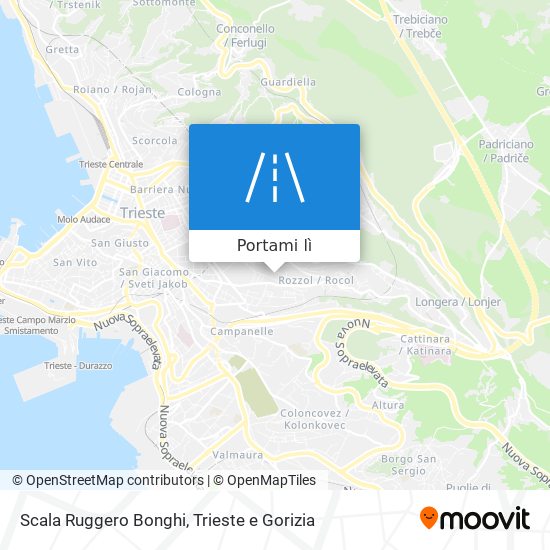 Mappa Scala Ruggero Bonghi