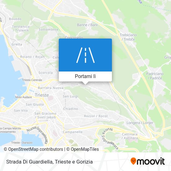 Mappa Strada Di Guardiella