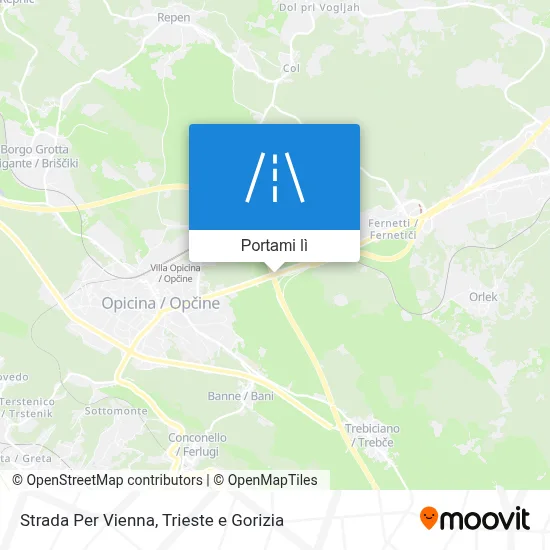 Mappa Strada Per Vienna