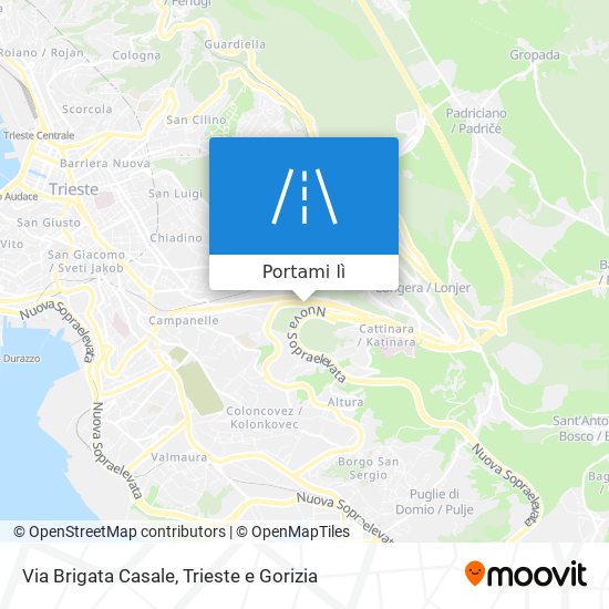 Mappa Via Brigata Casale
