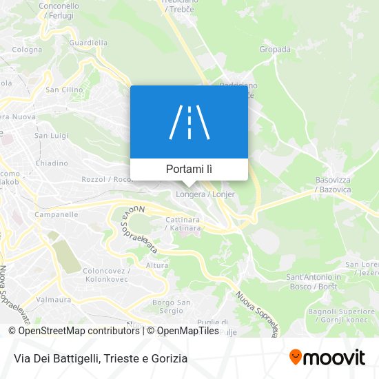Mappa Via Dei Battigelli