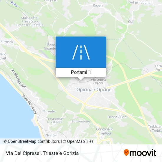 Mappa Via Dei Cipressi