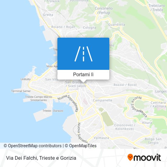 Mappa Via Dei Falchi