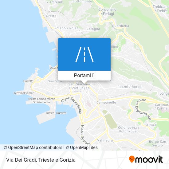 Mappa Via Dei Gradi