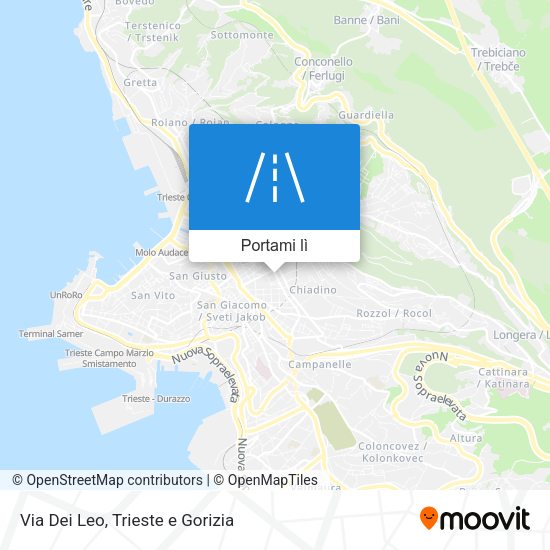 Mappa Via Dei Leo