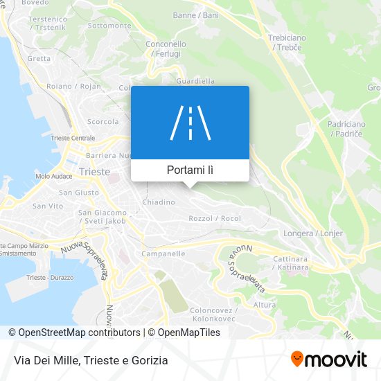 Mappa Via Dei Mille