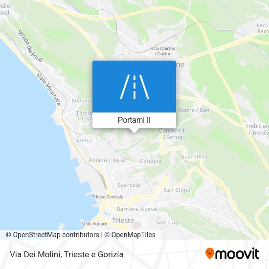 Mappa Via Dei Molini