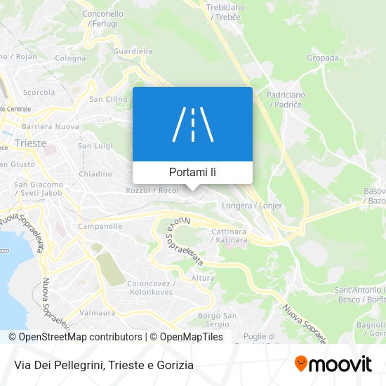 Mappa Via Dei Pellegrini