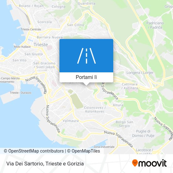 Mappa Via Dei Sartorio