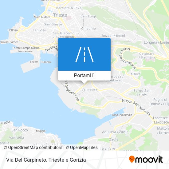 Mappa Via Del Carpineto