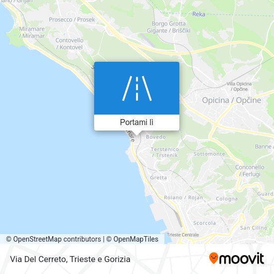 Mappa Via Del Cerreto