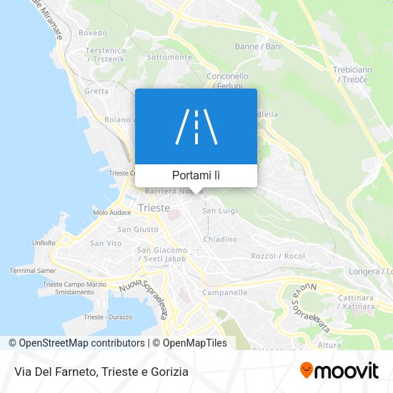 Mappa Via Del Farneto