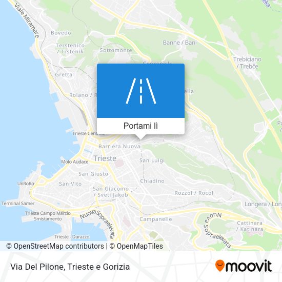 Mappa Via Del Pilone