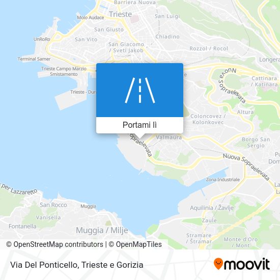 Mappa Via Del Ponticello