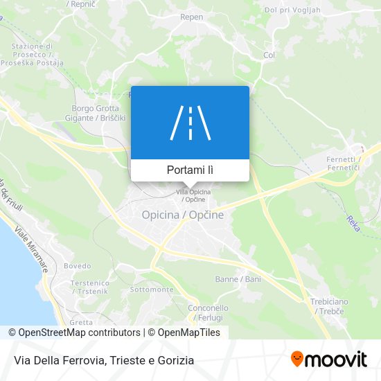 Mappa Via Della Ferrovia