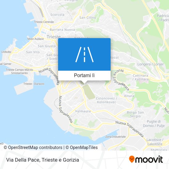 Mappa Via Della Pace