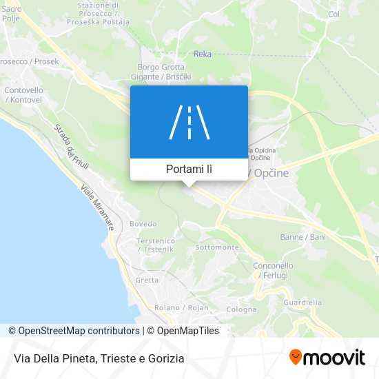 Mappa Via Della Pineta