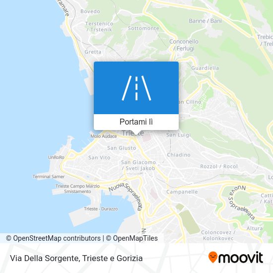 Mappa Via Della Sorgente