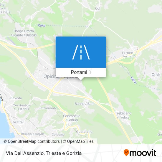 Mappa Via Dell'Assenzio