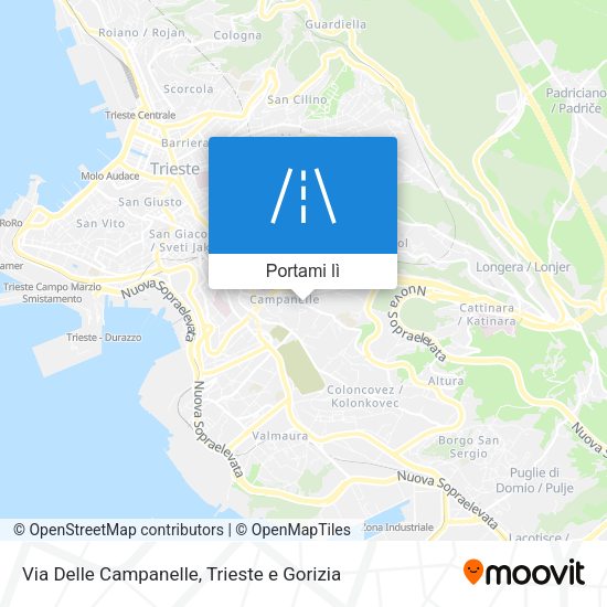 Mappa Via Delle Campanelle