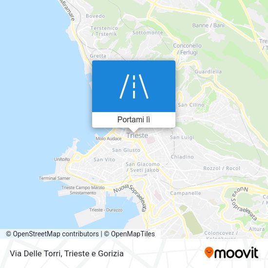 Mappa Via Delle Torri