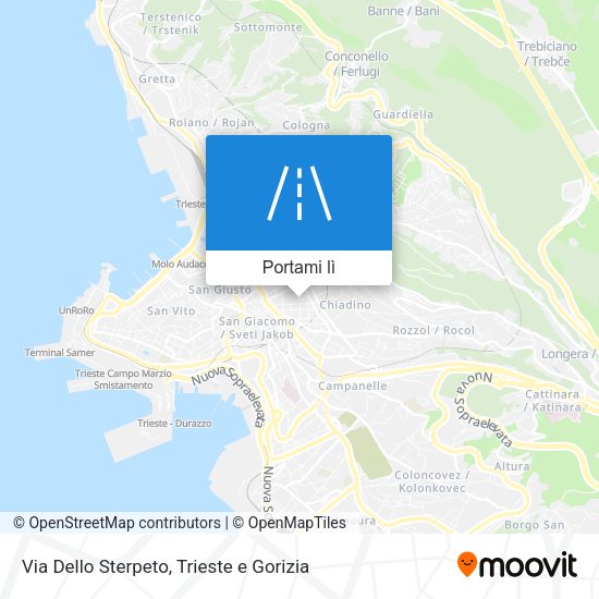 Mappa Via Dello Sterpeto