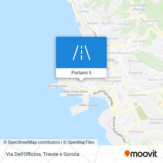 Mappa Via Dell'Officina