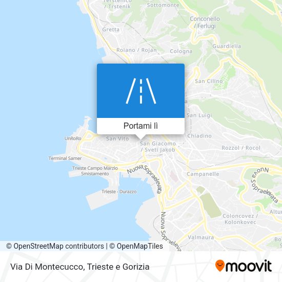 Mappa Via Di Montecucco