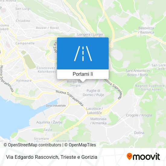 Mappa Via Edgardo Rascovich