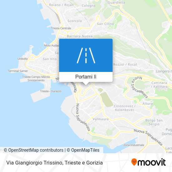 Mappa Via Giangiorgio Trissino