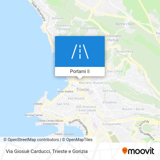 Mappa Via Giosuè Carducci