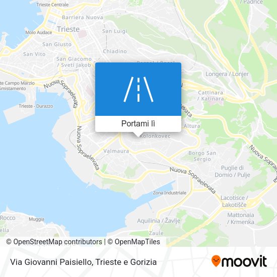 Mappa Via Giovanni Paisiello