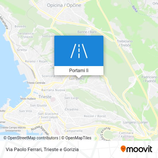 Mappa Via Paolo Ferrari