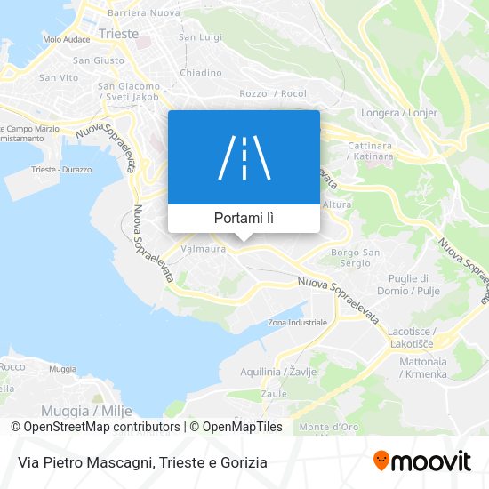 Mappa Via Pietro Mascagni