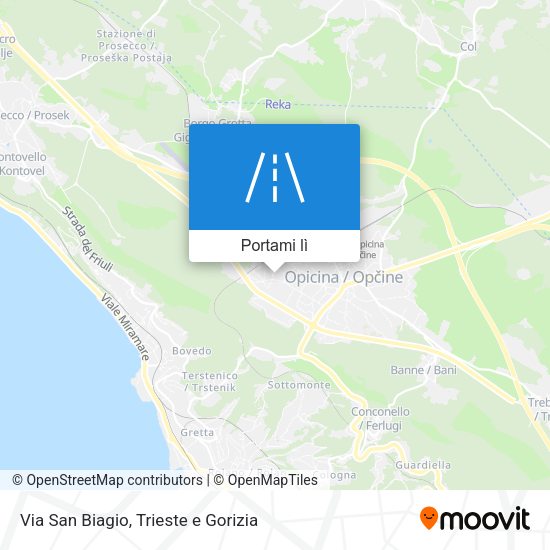 Mappa Via San Biagio