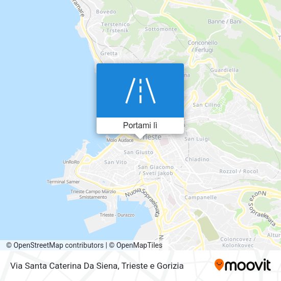 Mappa Via Santa Caterina Da Siena
