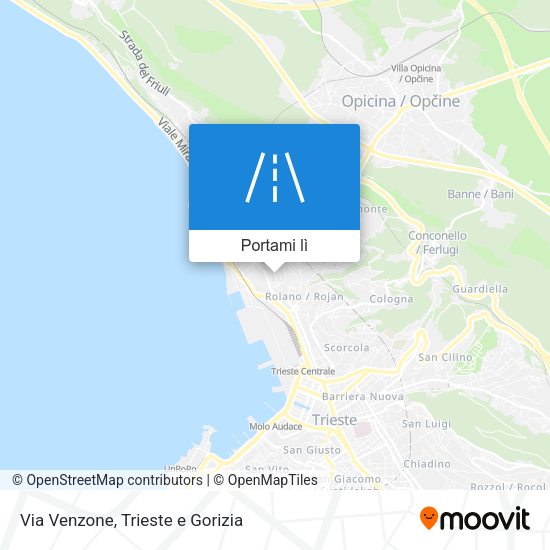 Mappa Via Venzone