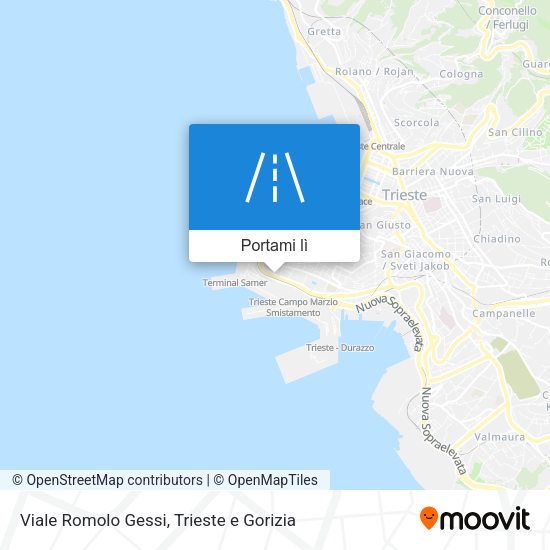 Mappa Viale Romolo Gessi