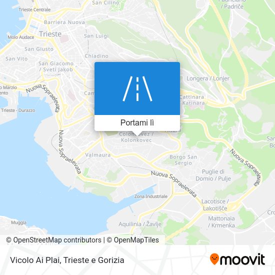Mappa Vicolo Ai Plai
