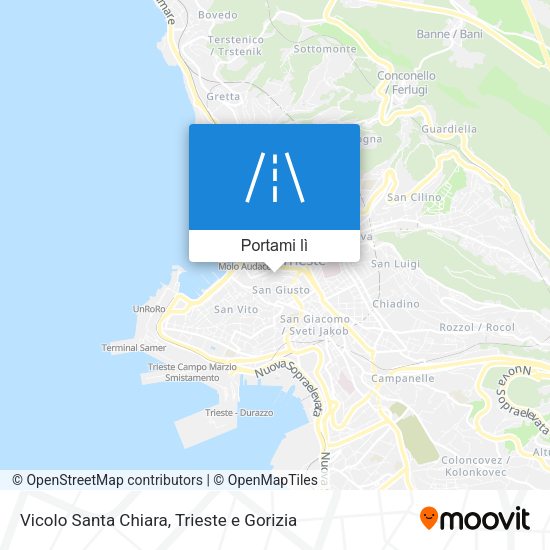 Mappa Vicolo Santa Chiara